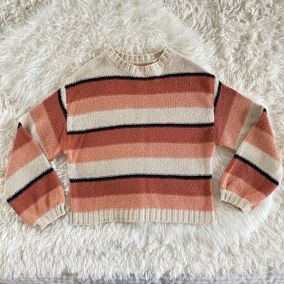 Billabong Seeing Double Crop Crewneck Sweater, size M - Picture 1 of 8